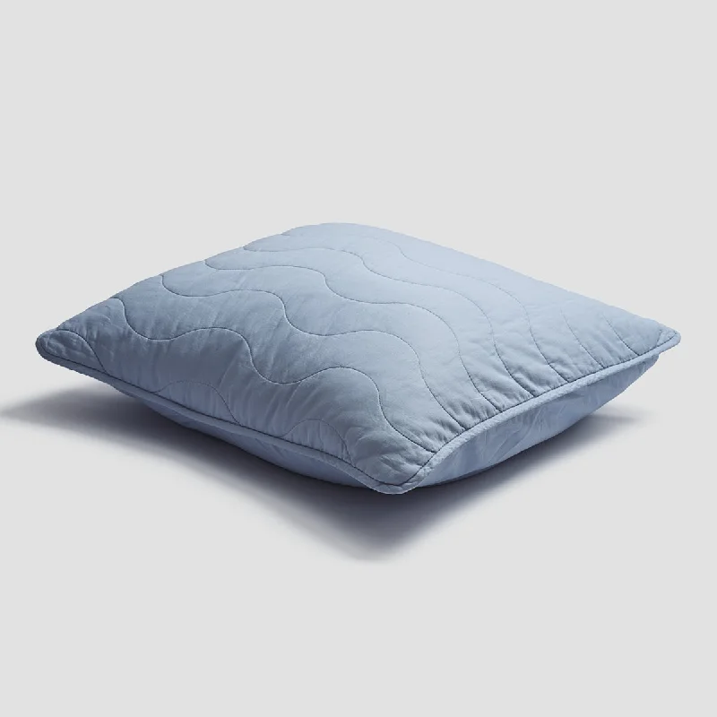 Warm Blue Cotton Sham (Pair)