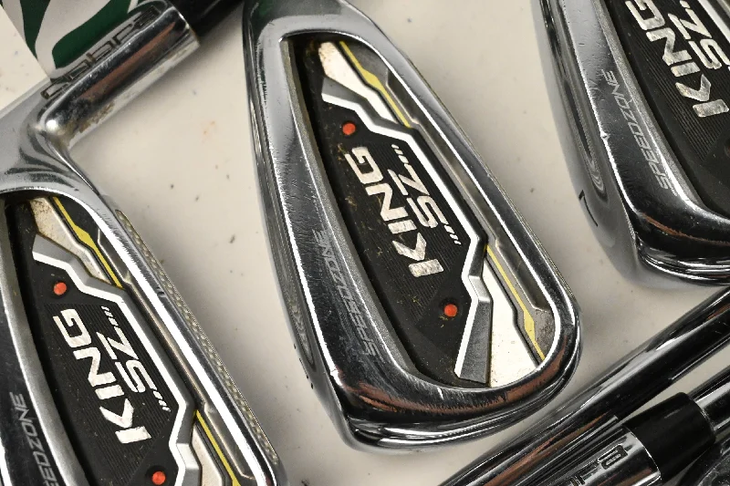 Cobra King Speedzone Irons / 5-PW+GW / Stiff Flex KBS Tour 90 Shafts