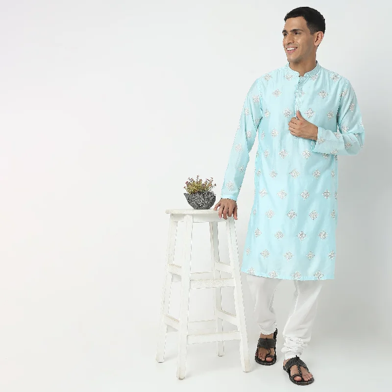 Regular Fit Printed Kurta