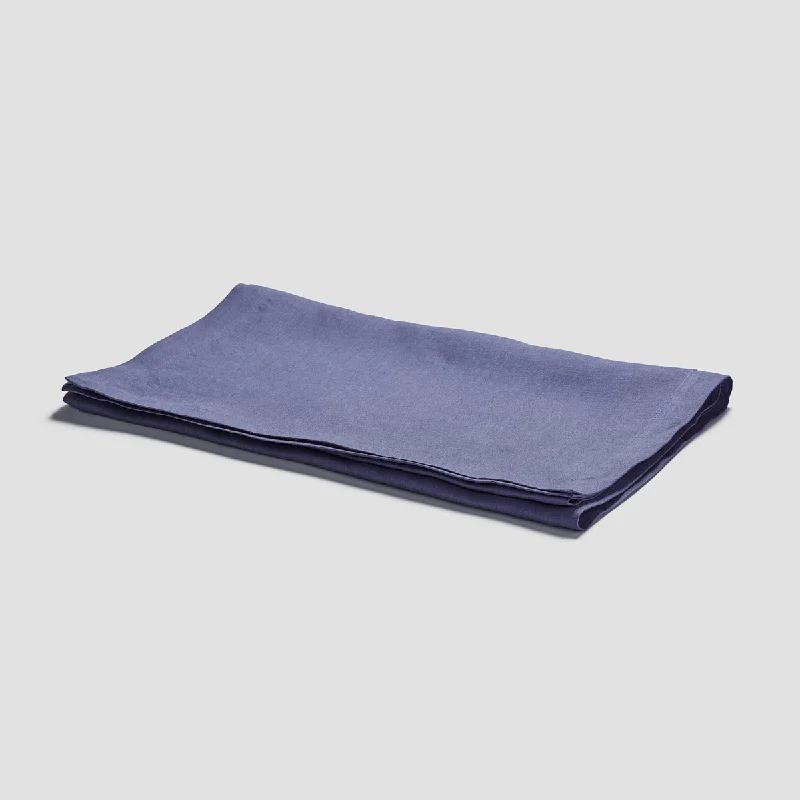 Blueberry Linen Table Runner