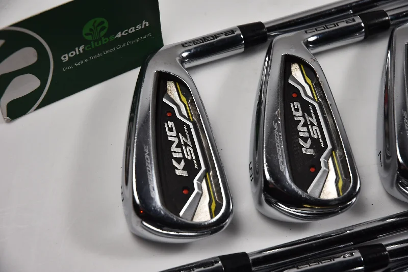 Cobra King Speedzone Irons / 5-PW+GW / Regular Flex KBS Tour 90 Shafts