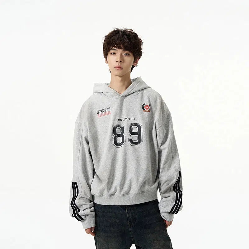 Retro Hooded Sweatshirt Sportswear Jacket