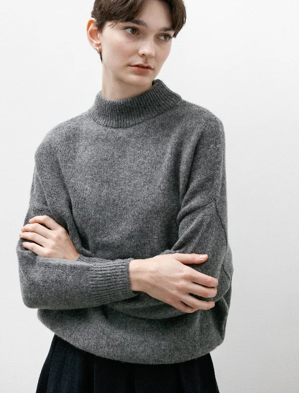 Regular Roundneck Sweater Fleece Grey