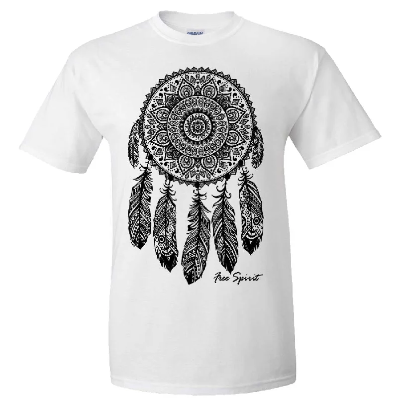 Native American Dreamcatcher Free Spirit Black Asst Colors T-shirt/tee