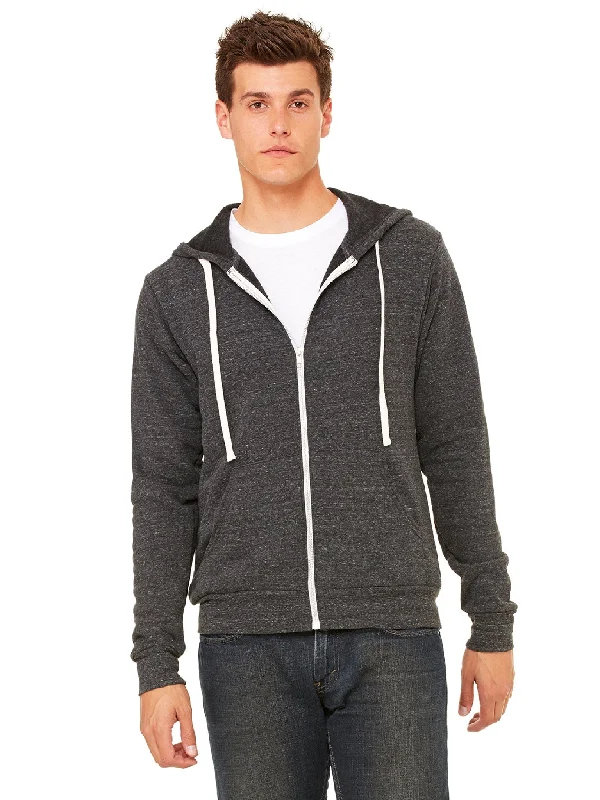 Bella+Canvas Unisex Triblend Full-Zip Hoodie