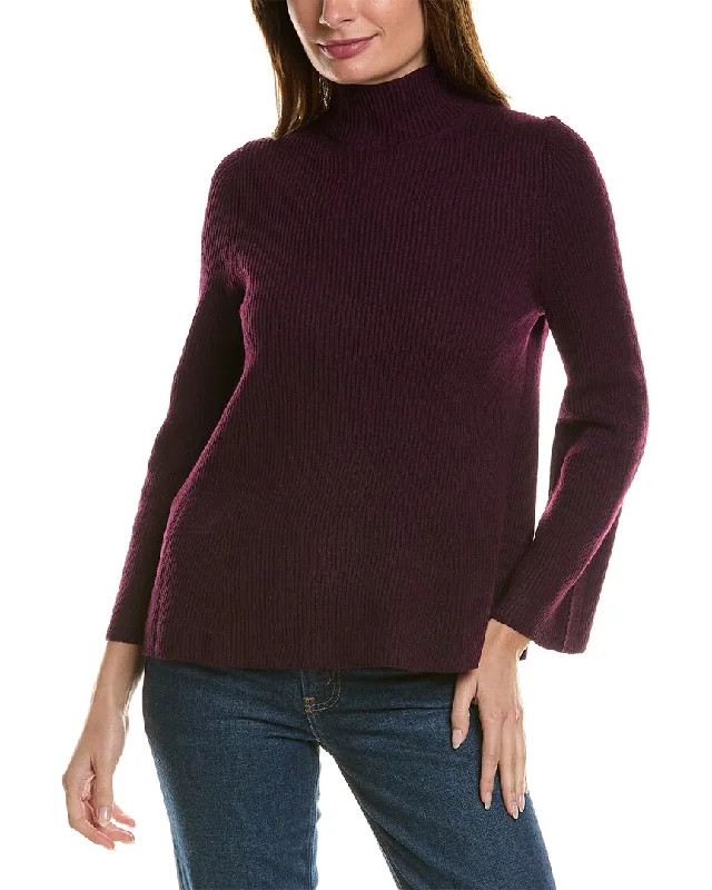 Anne Klein Mock Neck Sweater