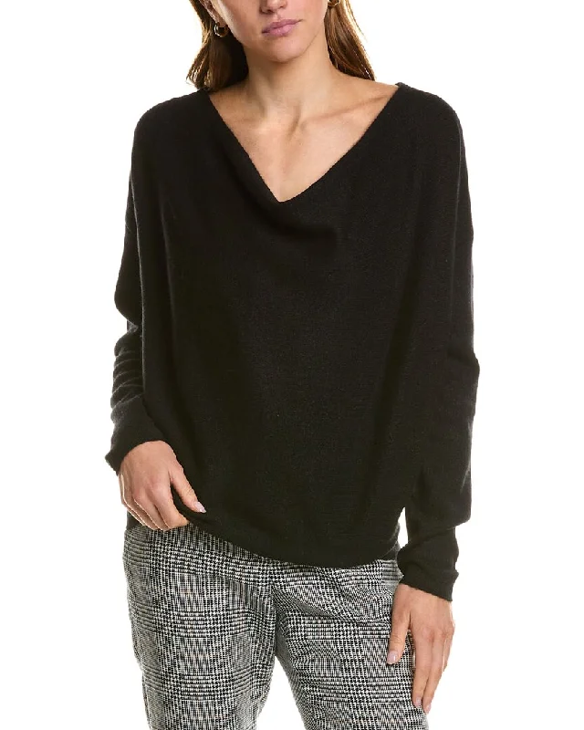 InCashmere Cowl Neck Cashmere Sweater