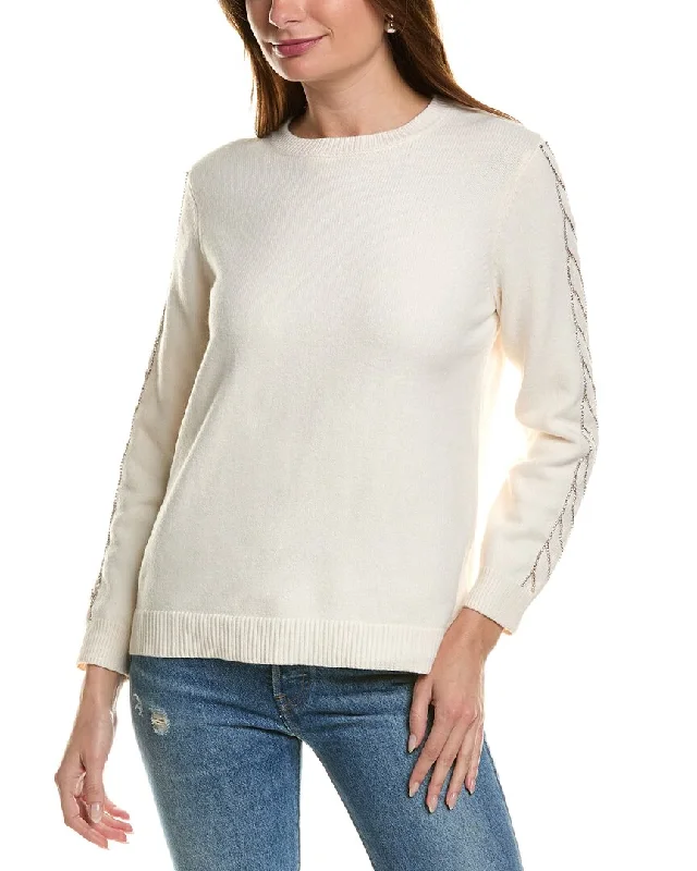 Anne Klein Embellished Sweater