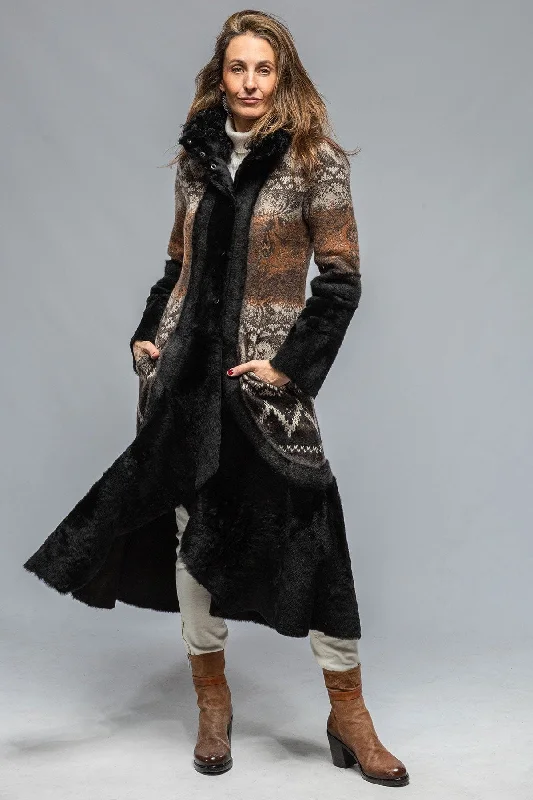 Sawatch Navajo Knit/Shearling Coat