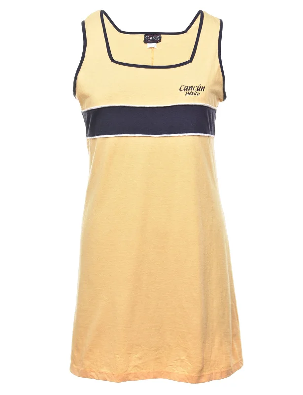 Sleeveless Jersey Dress - M