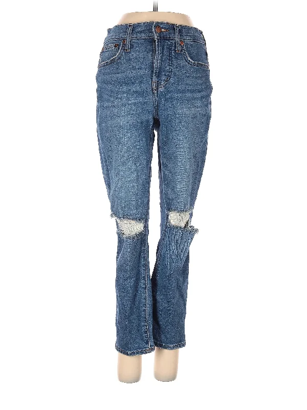 High-Rise Bootleg Jeans in Medium Wash