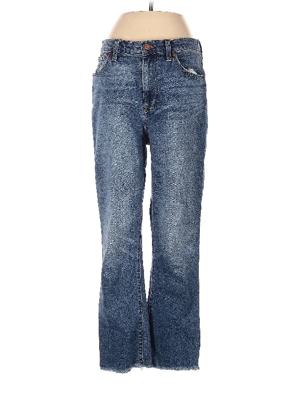 High-Rise Bootleg Jeans in Medium Wash