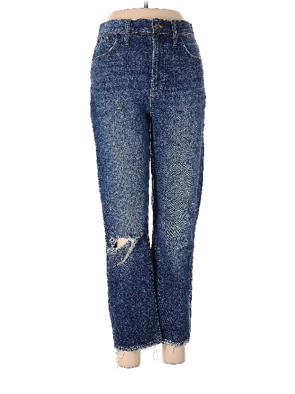 High-Rise Bootleg Jeans in Medium Wash