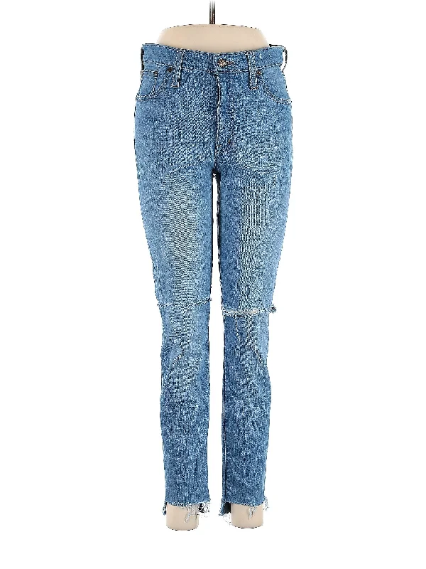 High-Rise Skinny Jeans in Light Wash