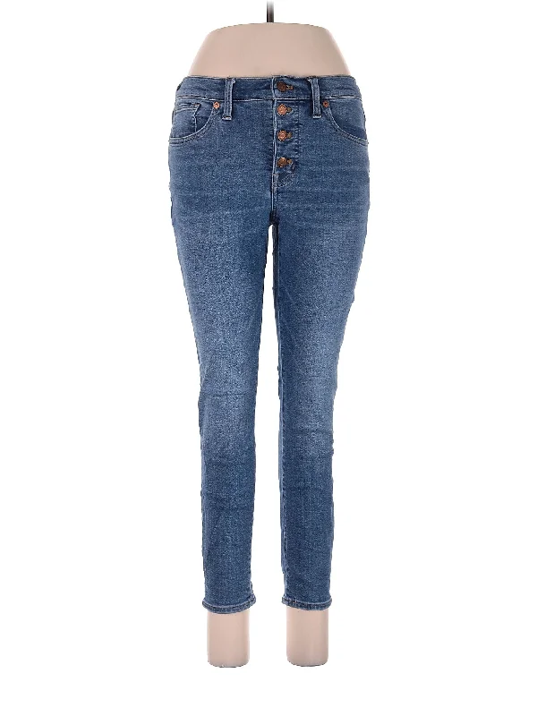 High-Rise Skinny Jeans in Medium Wash