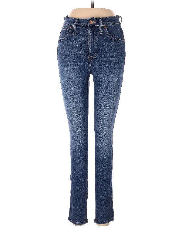 High-Rise Skinny Jeans in Medium Wash