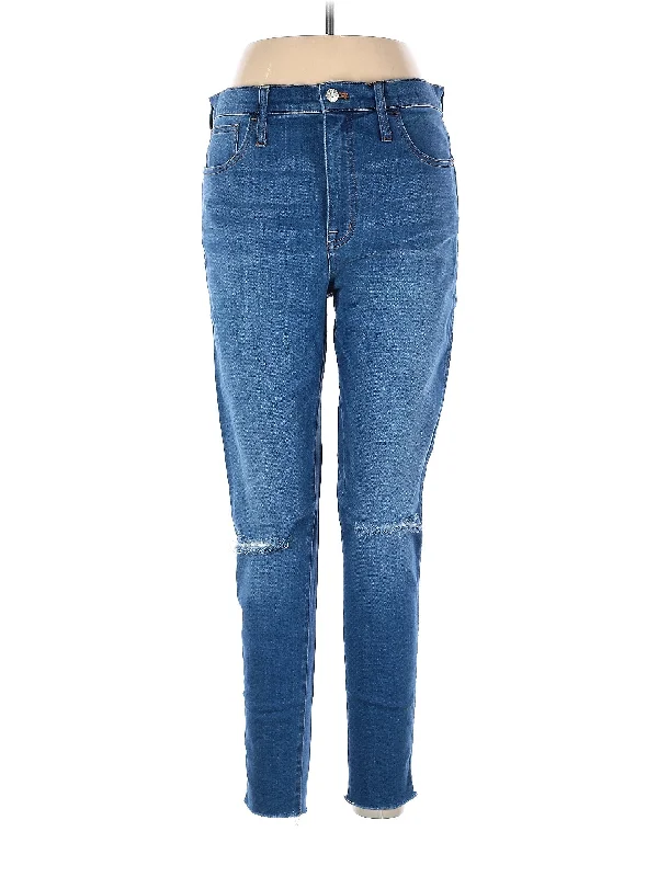 High-Rise Skinny Jeans in Medium Wash