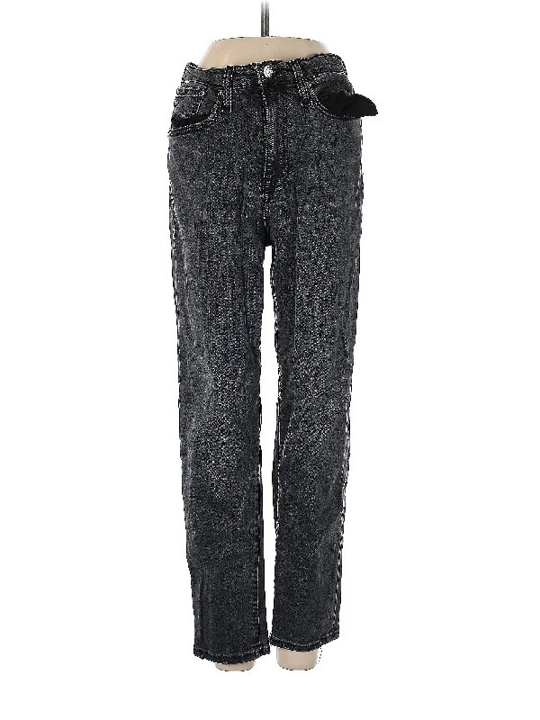 High-Rise Straight-leg Jeans in Dark Wash