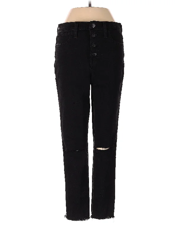 High-Rise Straight-leg Jeans in Dark Wash