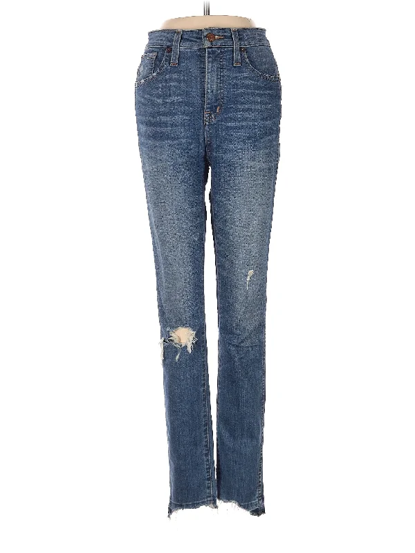 High-Rise Straight-leg Jeans in Light Wash