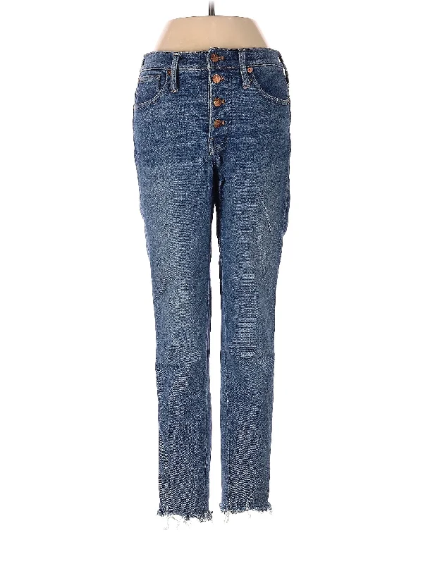 High-Rise Straight-leg Jeans in Light Wash