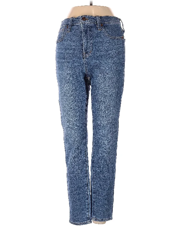 High-Rise Straight-leg Jeans in Light Wash