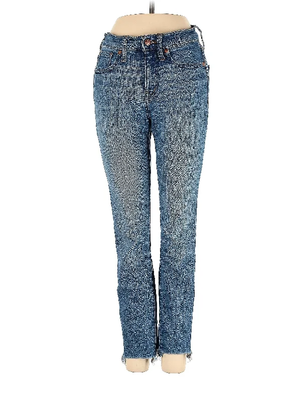 High-Rise Straight-leg Jeans in Light Wash