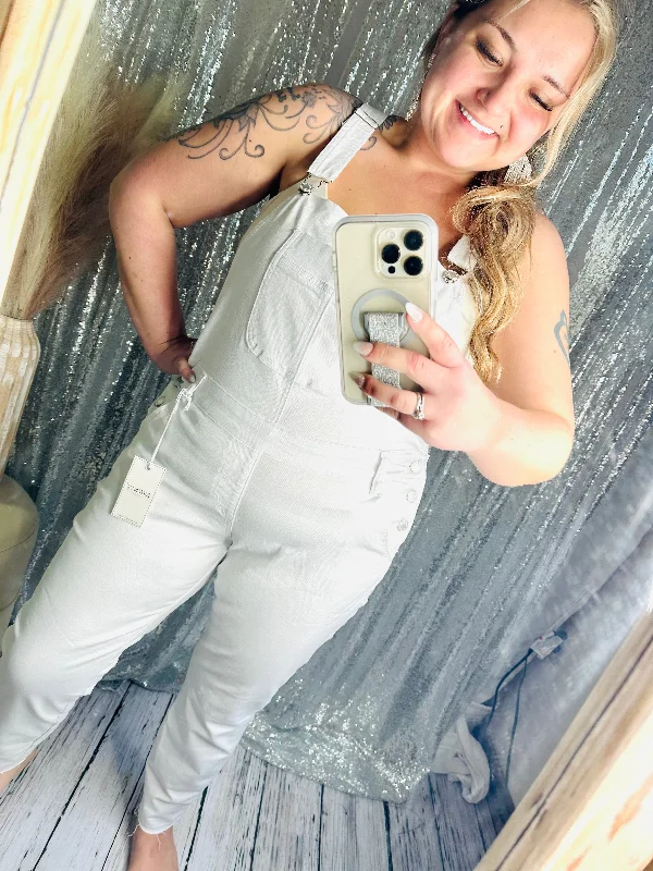 Judy Blue - White Jean Overalls