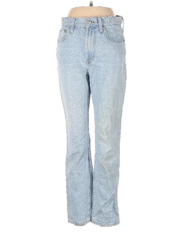 Mid-Rise Bootleg Jeans in Light Wash