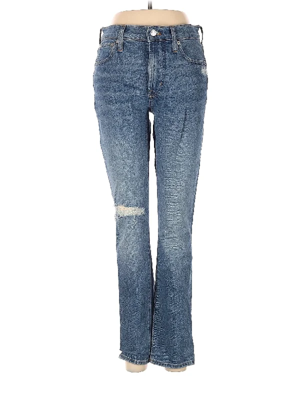 Mid-Rise Bootleg Jeans in Light Wash