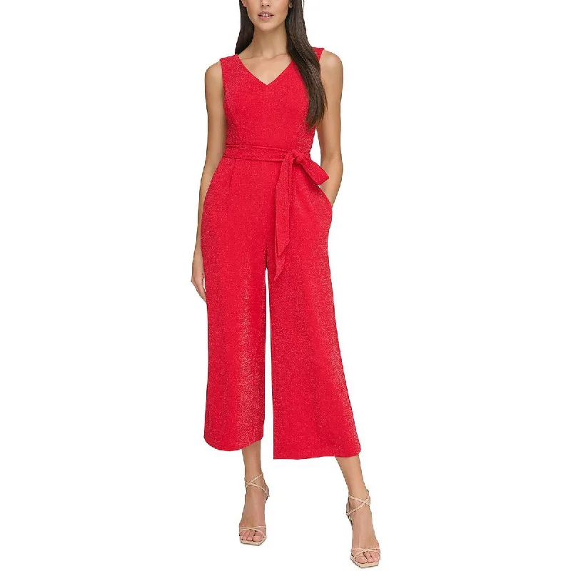 Calvin Klein Womens Metallic  Jumpsuit