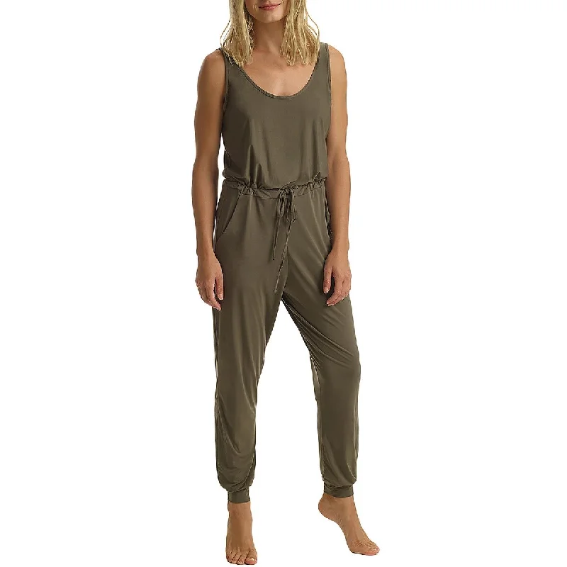 Commando Womens Drawstring Hem Micromodal Jumpsuit