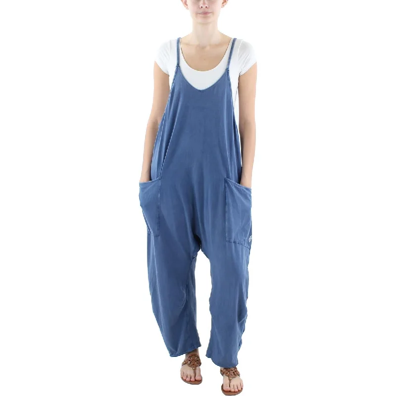 FP Movement by Free People Womens Slouchy Cotton Jumpsuit