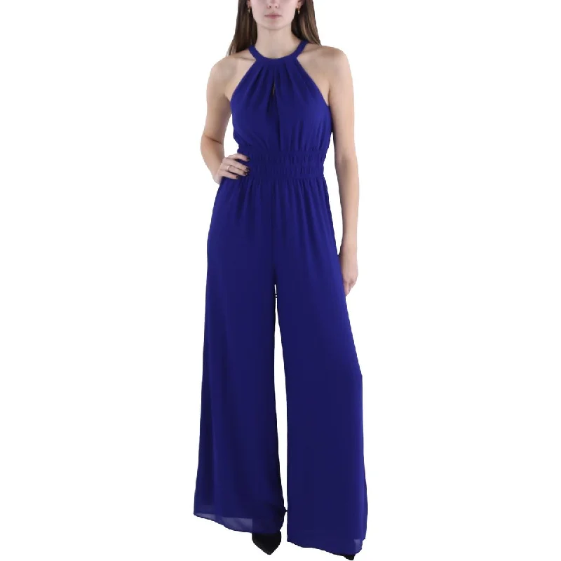 Vince Camuto Womens Chiffon Wide Leg Jumpsuit