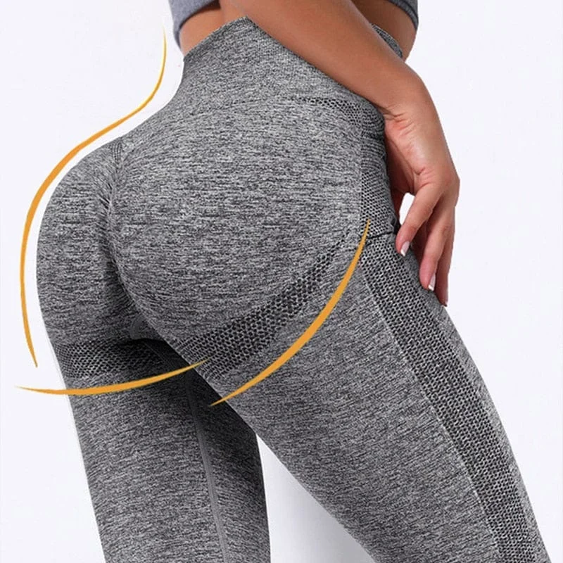 Women Yoga Fashion Push Up Leggings