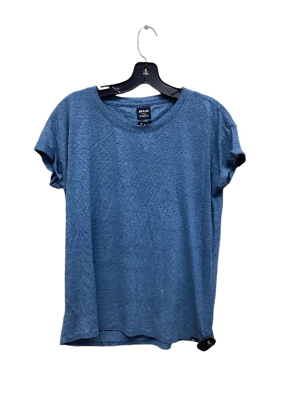 Blue Top Short Sleeve Prana, Size M