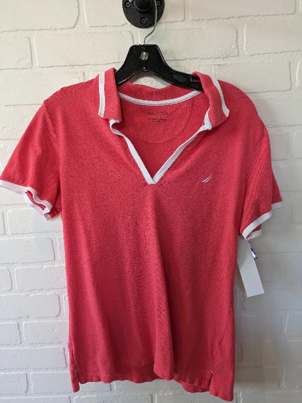 Coral Top Short Sleeve Nautica, Size L