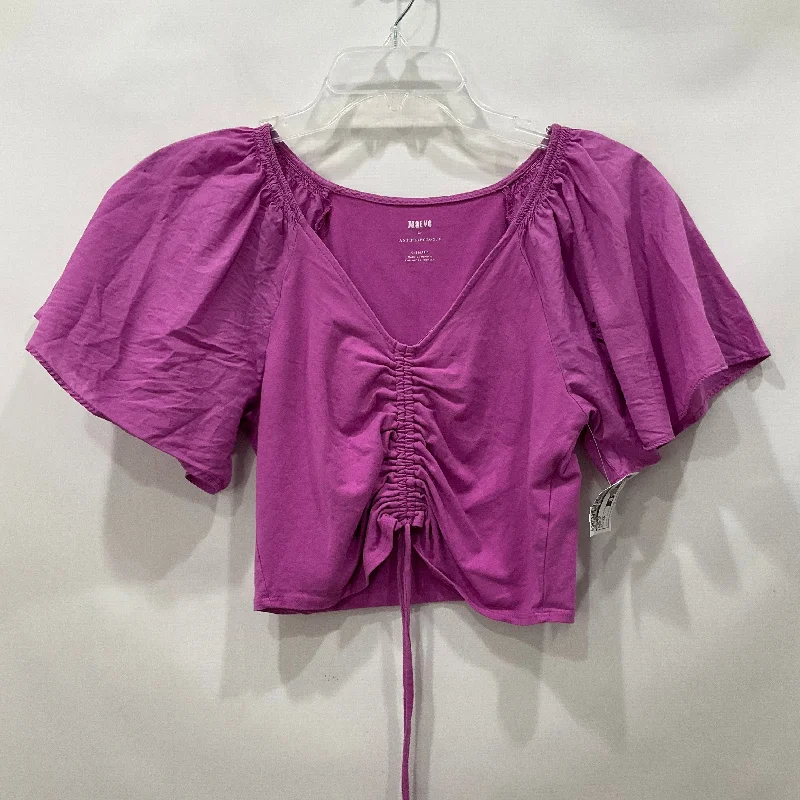 Purple Top Short Sleeve Maeve, Size Xs