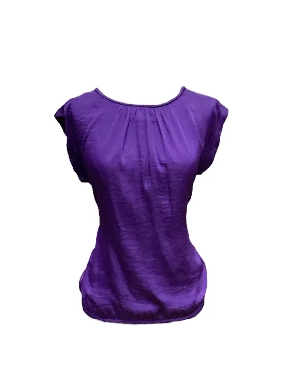 Purple Top Short Sleeve Outback Red, Size Xs