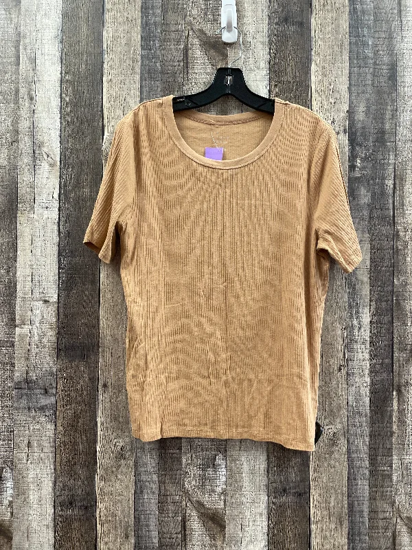 Tan Top Short Sleeve A New Day, Size Xxl