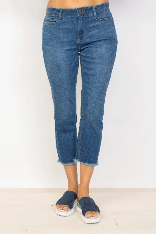 Stretch Denim Capri